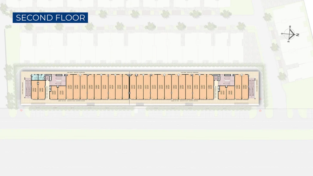 Smart World Orchard Street — Second Floor Plan floor plan